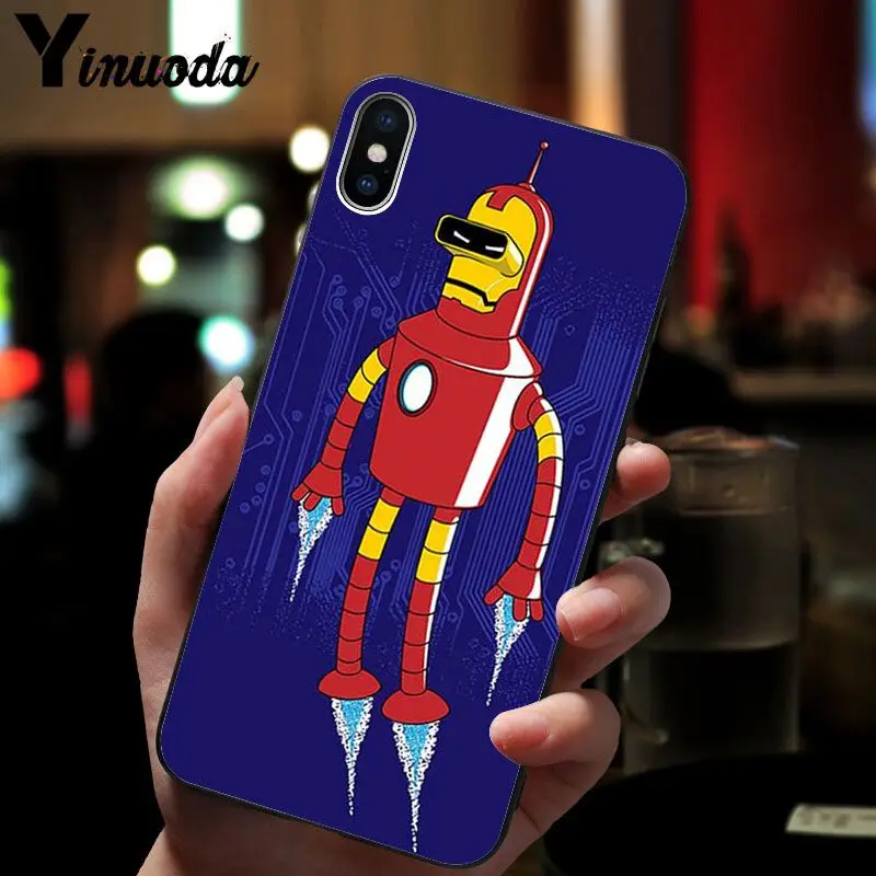 11pro MAX Futurama Bender Bite My Shiny рукоделие принт рисунок чехол для телефона чехол для iPhone 8 7 6S Plus X XS MAX 5 5S SE XR чехол - Цвет: A8