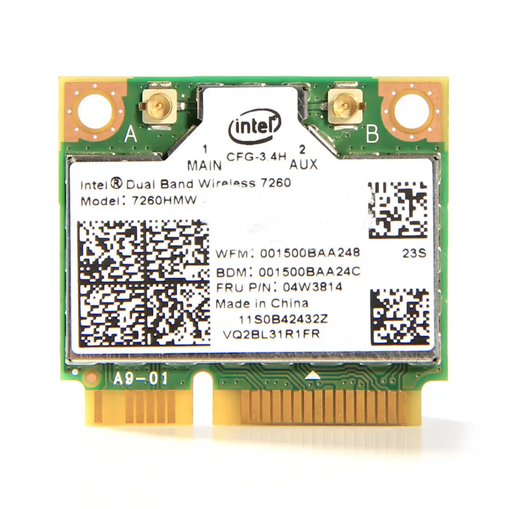 Wireless Adapter Card For Intel Dual Band 7260hmw Ac Bluetooth 4.0