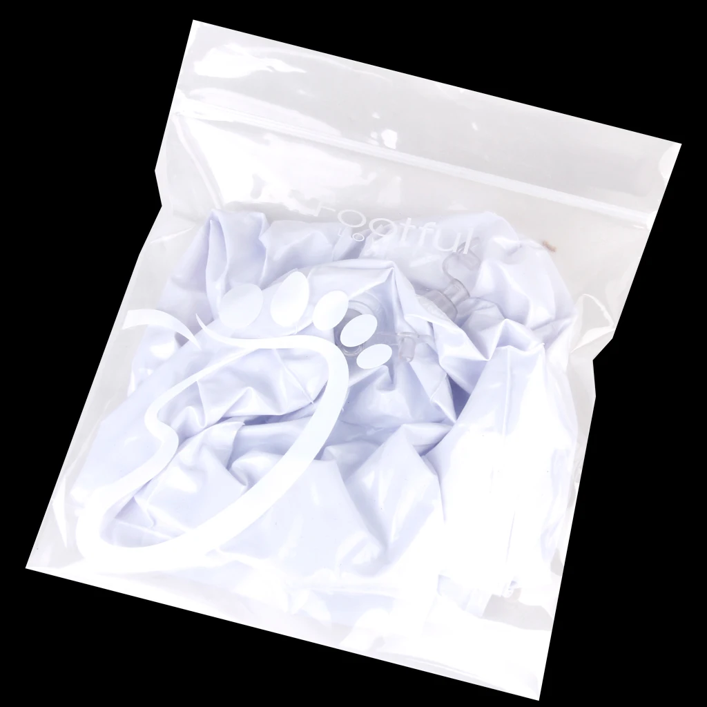 Footful Lightweight Easy Carry Inflatable Shoes Stretcher Boots Insert Shaper Pack of 2 White