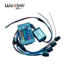 Westbay 2 W RGB осветители источник Регулируемая легкость источник света для украшения автомобиля