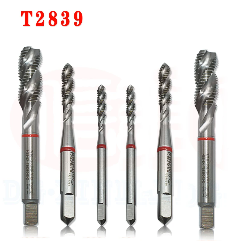 

Original YG-COMBO T2839 1/2 1/4 3/4 3/8 5/8 5/16 5 6 7/8 13 20 16 24 28 UNF UNC Spiral Flute Tap Cutting Tools Taps