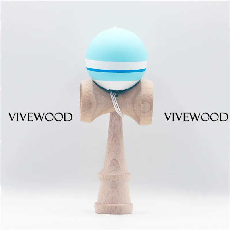 

Silk Rubber Kendama, 70/30 split,61MM tama,18CM pro Kendama, Ken V2.0, Wide Bevel for More Spikes