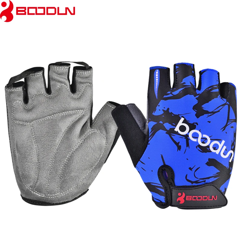  Boodun Sport Weight Lifting Half Finger Gloves Gym Men Breathable Gloves Women Exercise Soft Fitnes