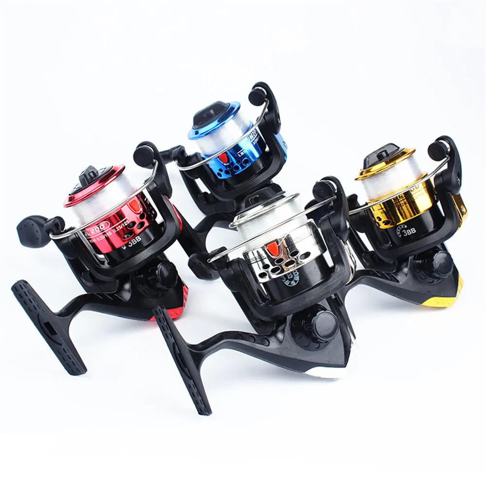 

Folding rocker with line reel reel spinning type 200 fold plating left and right interchangeable line sea otter fishing