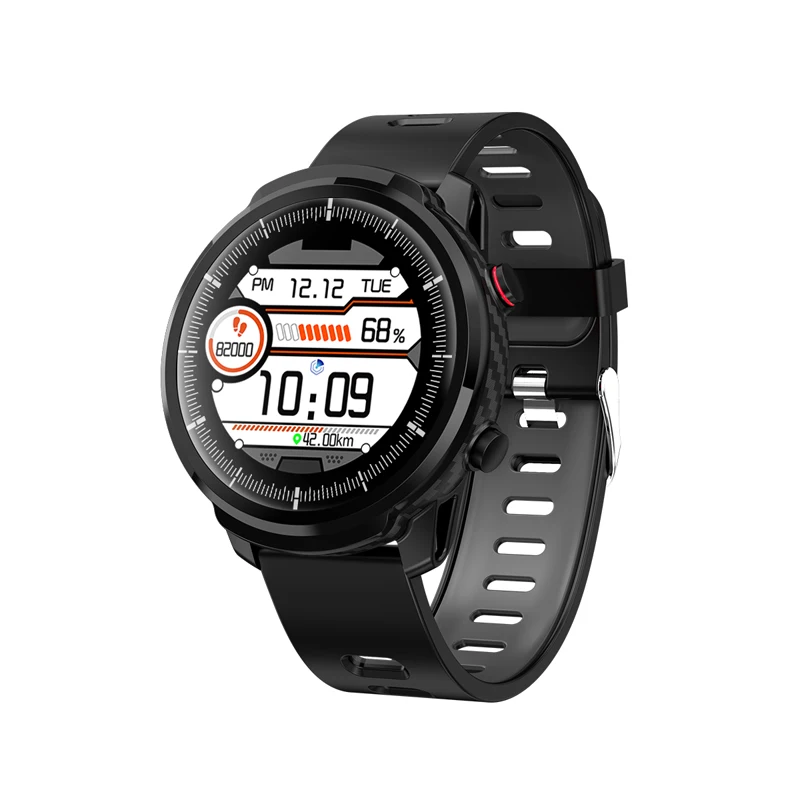 Новые умные часы SENBONO S10 plus, мужские водонепроницаемые спортивные часы, мониторинг сердечного ритма, wo мужские умные часы для IOS Android - Цвет: Black