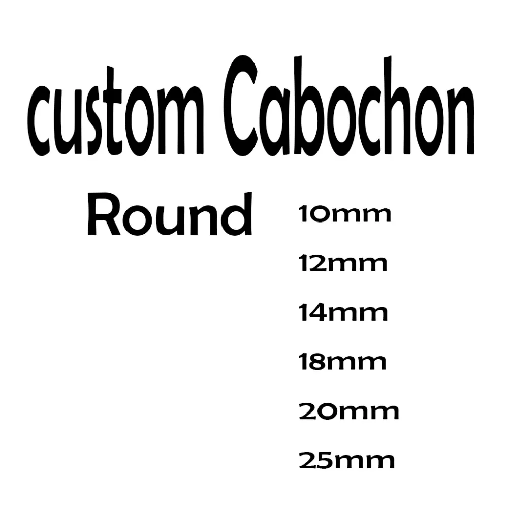 reidgaller Custom Cabochon 10mm 12mm 14mm 18mm 20mm 25mm Round dome jewelry pendant glass cabochons 1pcs personalized photo round glass cabochon 50mm 40mm 30mm 25mm 20mm custom picture logo text diy glass dome jewelry