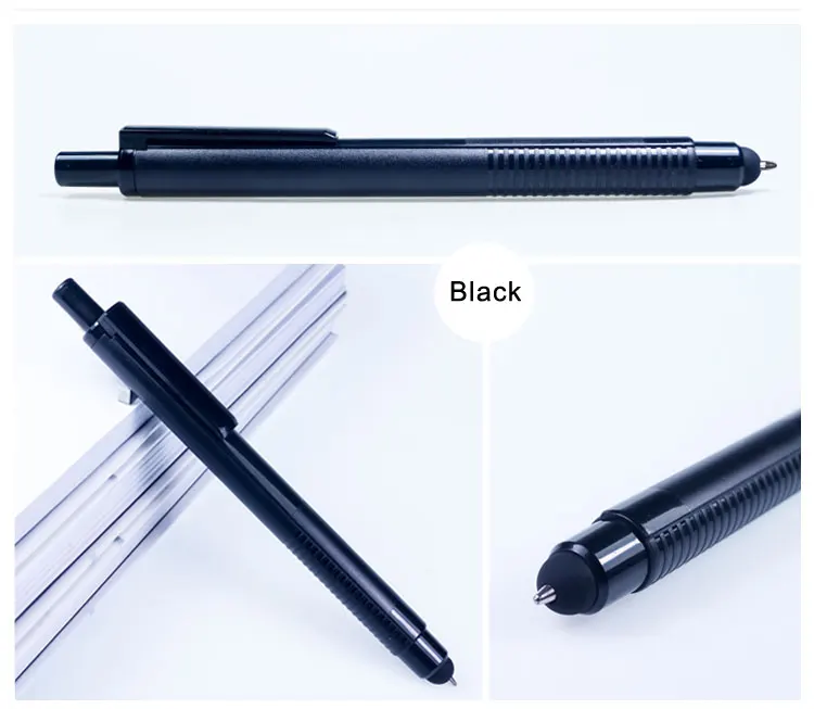 500 шт./лот Дизайн Шариковая ручка-стилус для емкостных Tablet 2 в 1