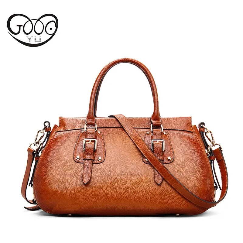 

Europe and the United States style retro fashionable women's first layer of leather pillow-type large-capacity portable Messenge