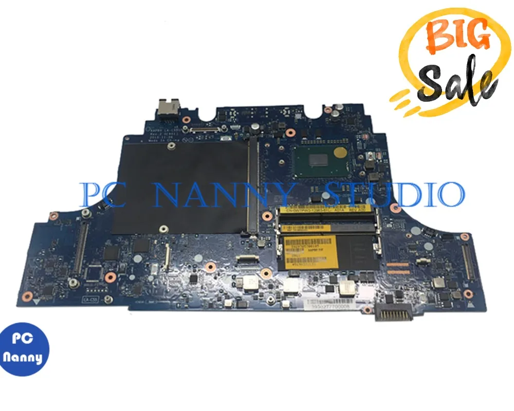 

PANANNY 0FVFX8 FVFX8 For Dell Precision 7710 MOTHERBOARD i7-6820HQ CPU AAPB0 LA-C551P tested
