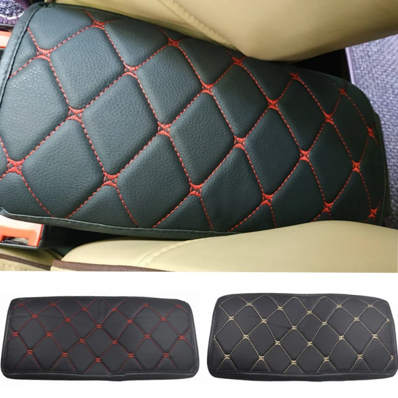 

Car Armrest Mat Interior Auto Armrests Storage Box Mats Universal Armrest Cushion Cover Pad Automobiles Protector Waterproof Pad