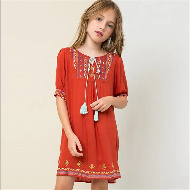 Teenager Embroidery Dresses Junior Nation Floral Dress 2017 Big Baby Girls Summer Clothing Childrens Clothes Teenager Embroidery Dresses Junior Nation Floral Dress 2017 Big Baby Girls Summer Clothing Childrens Clothes