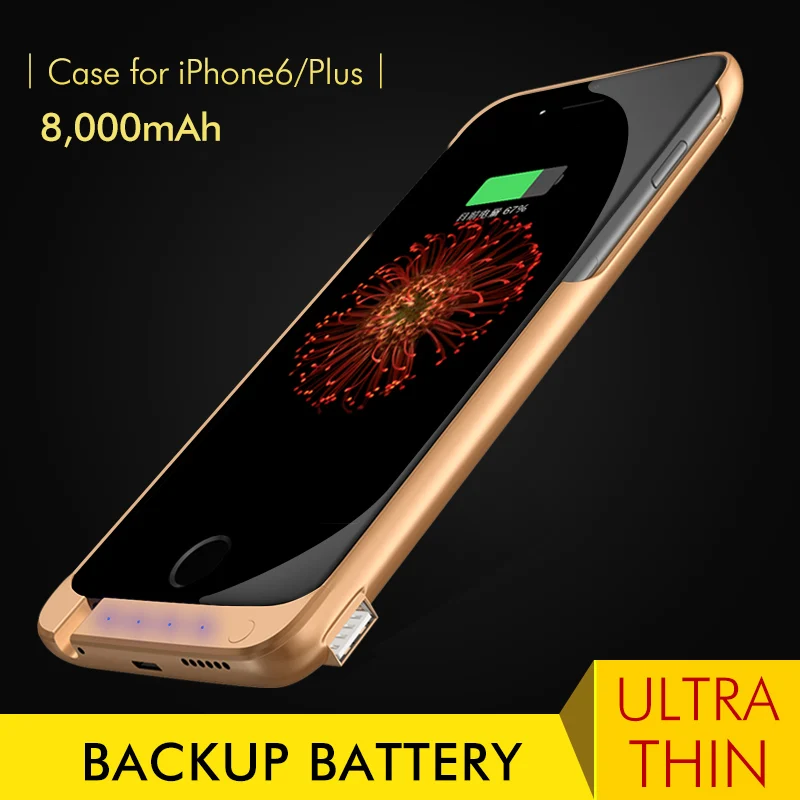 GOESTIME Battery Case For iphone 6 Charger Case For iphone 6s plus