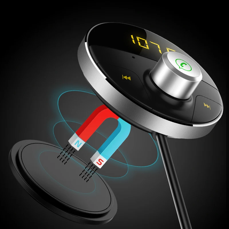 Bluetooth FM передатчик Автомобильный Mp3 плеер беспроводной модулятор громкая связь