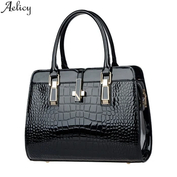 

Aelicy Women's Fashion Solid Pu Leather Square Bag Lady Versatile Chic Temperament Luxury Handbag Totes Bag Hot Sales New