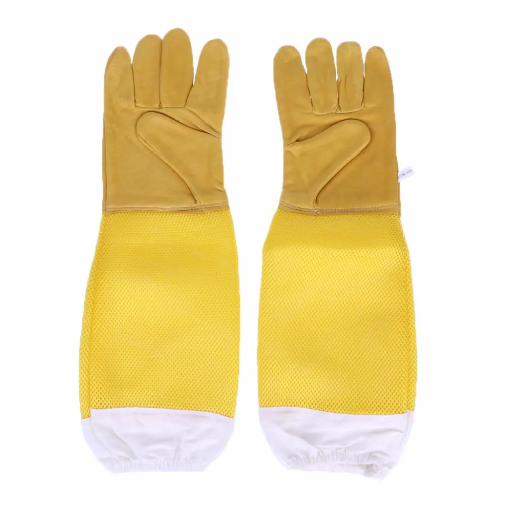 

Beekeeper Protective Gloves Faux Goatskin Gloves Anti Bee Be