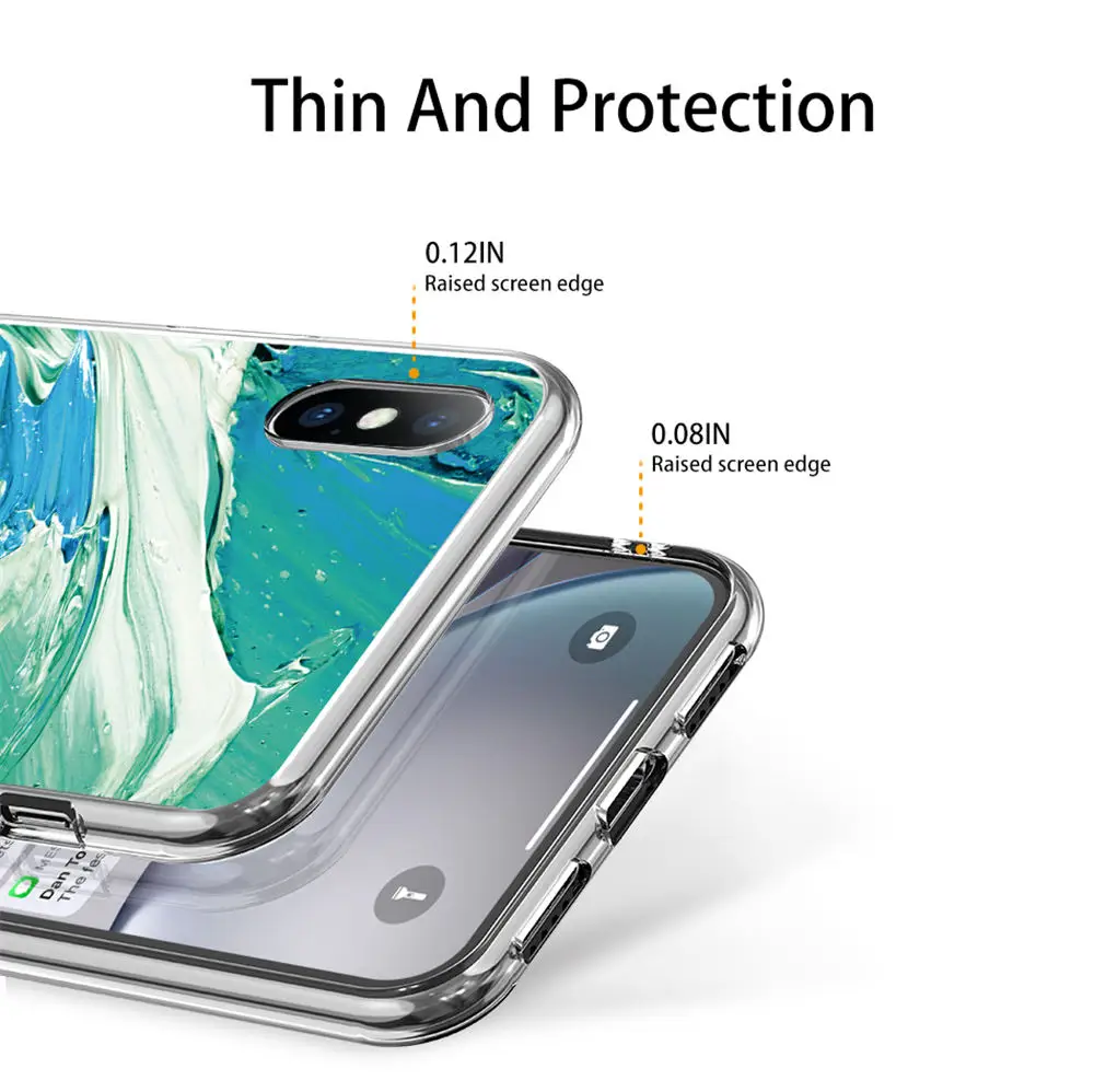 Ottwn для iPhone 11 Чехол 7 8 6 6s Plus 11 Pro XS Max XR X 5 5S SE текстура мраморного камня чехол для телефона мягкий ТПУ чехол для iPhone 7