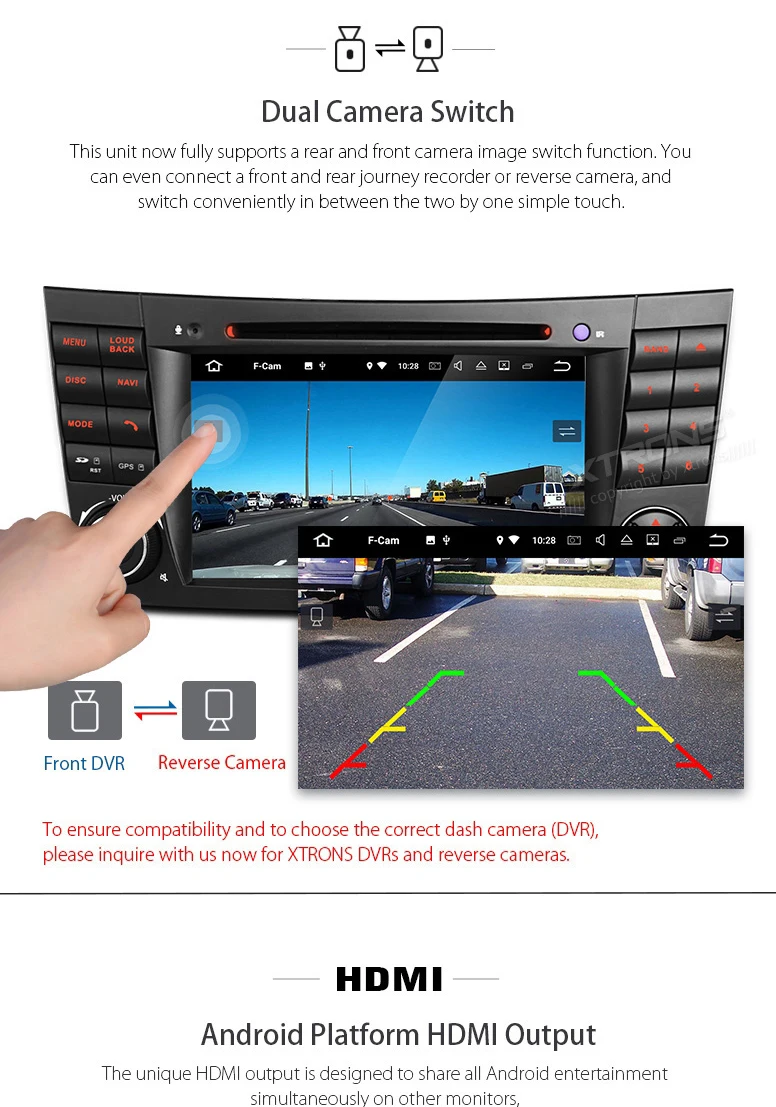 Flash Deal 7" Android 7.1 OS 2G+16G Car DVD for Mercedes-Benz E-Class W211 2002-2008 & CLS-Class W219 2005-2006 with 2GB RAM & HDMI Output 6