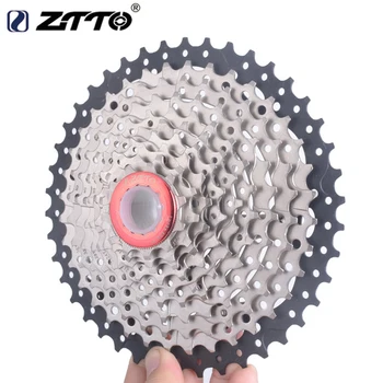 

ZTTO Bike Speed Cassette Freewheel 11-40T/9 11-42T/10 Speed MTB Bicycle Cassette Flywheel Sprocket Compatible with Sunrace