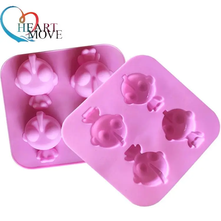 

HEARTMOVE Silicone cake mold handmade soap 4 even Cartoon chocolate mould Cake Decorating tools kitchen baking tools 9465