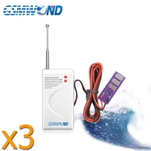 3 pcs lot Wireless 433MHz Water Leakage detector Water Overflow sensor For home burglar alarm system