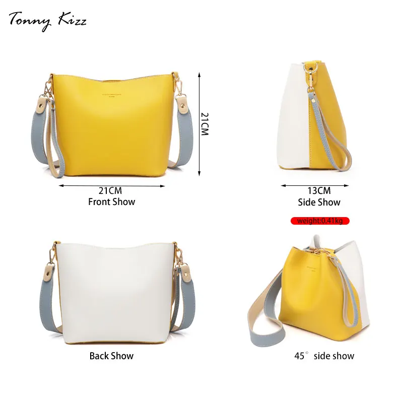 طوني Kizz المغطاة بألواح جلدية crossbody حقائب النساء حقائب كتف متنقلة 2 قطعة سيدة حقائب للبنات عالية الجودة الأزياء 2019