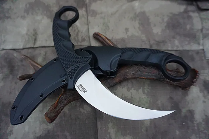 Маленькие фиксированные ножи Karambit из холодной стали VG 1 нож для кемпинга