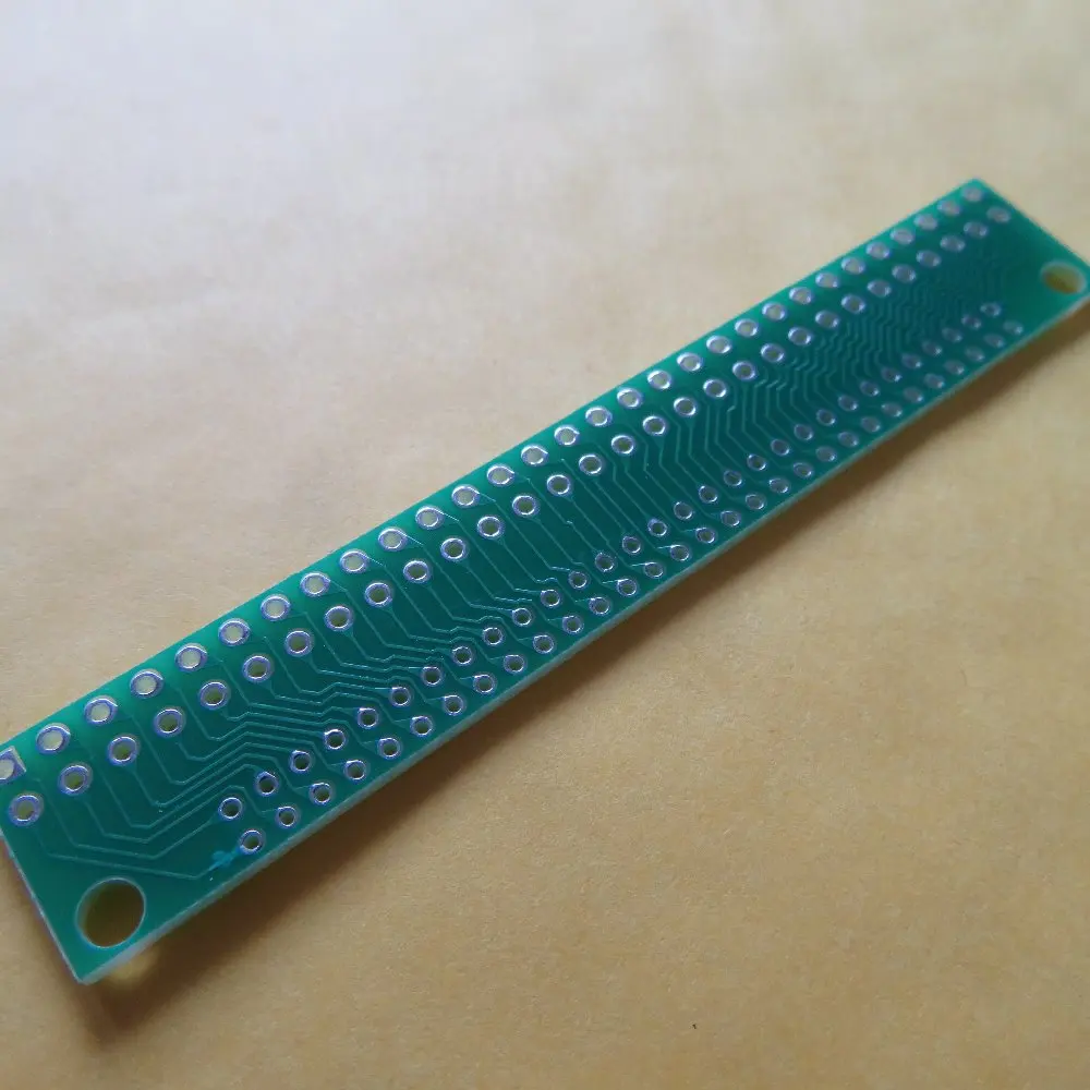

5pcs 2x30pin 60pin 12x77mm DIP pitch 2.54mm to 2.0mm adapter Circuit Board pcb platine Prototyp plate Multiple universal test