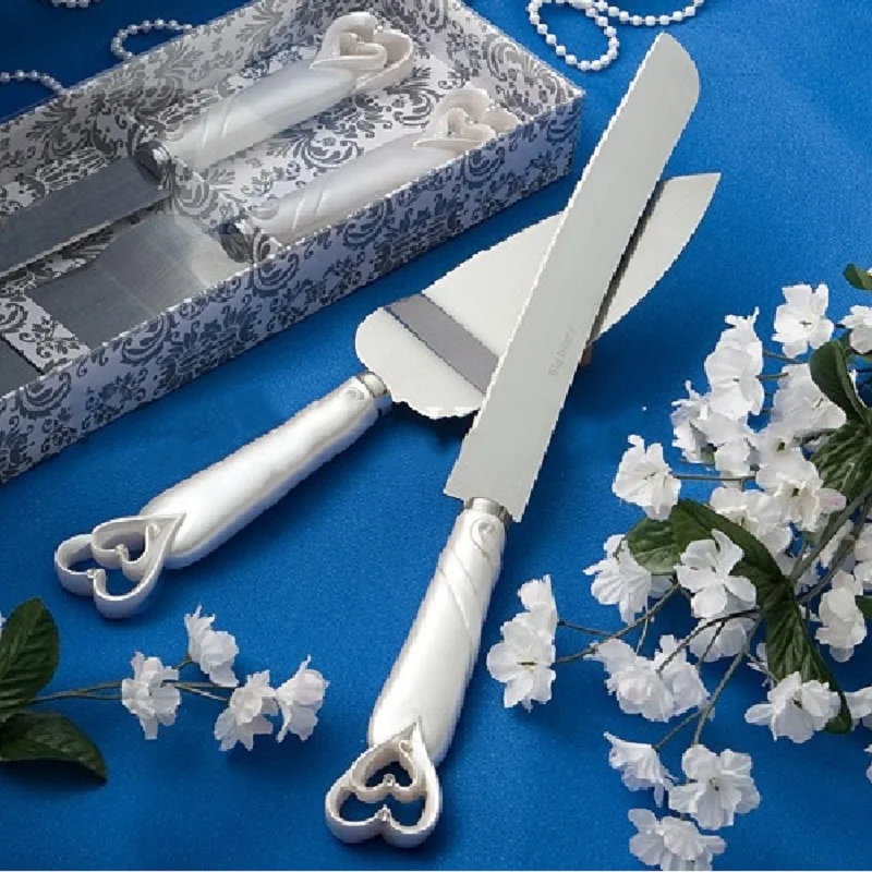 

Behogar Wedding Resin Cake Knife Serving Set Custom Cake Knife & Shovel Birthday Gift Party Decoration Accessories