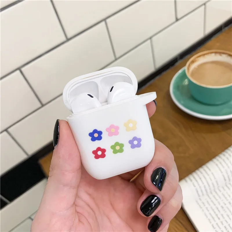 Футляр для AirPods наушников чехол Cute Беспроводной Bluetooth наушники крышка для Airpods AirPods мультфильм защитить крышка прозрачная - Цвет: Style 6 Soft