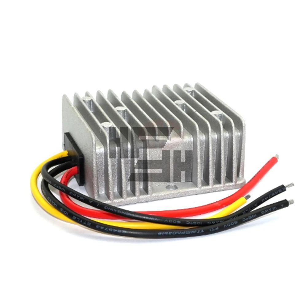 

Waterproof DC-DC automatic step-up and step-down power supply 8-40V to 12V 10A car hidden voltage converter