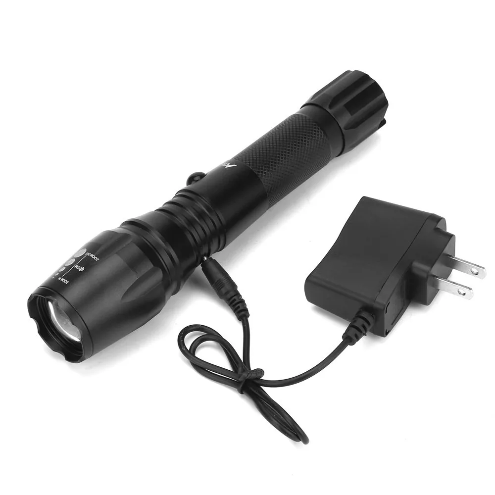 Alonefire G900 CREE xm-l T6 LED Алюминий Водонепроницаемый Увеличить фонарик с 18650 Перезаряжаемые Батарея Зарядное устройство