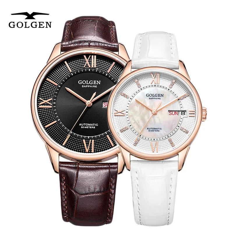 automatic couple watch