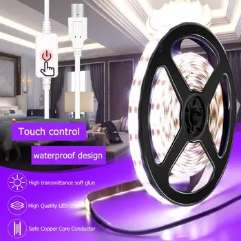 

LED Touch Sensor Strip Light Flexible Dimmable Lamp Tape Cabinet Bed Lights Under Cabinet Night light Flexible LED Strip 5V Tape