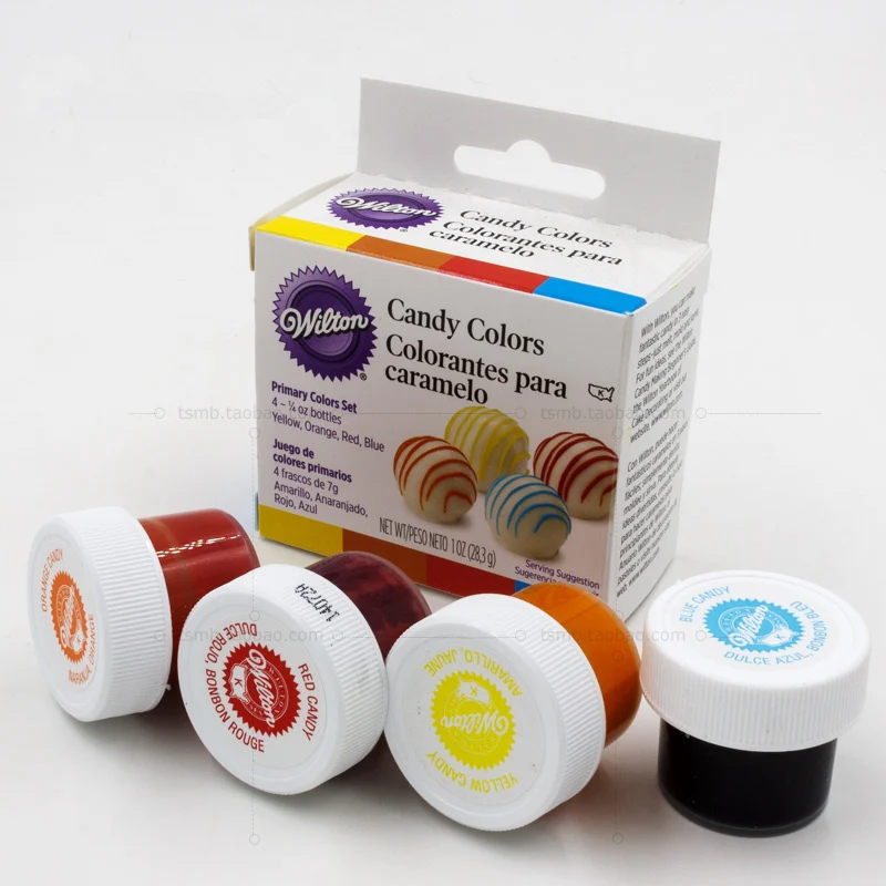 American Wilton пигмент для торта с двойным сахаром пищевая паста выпечки wilton 4 цветных