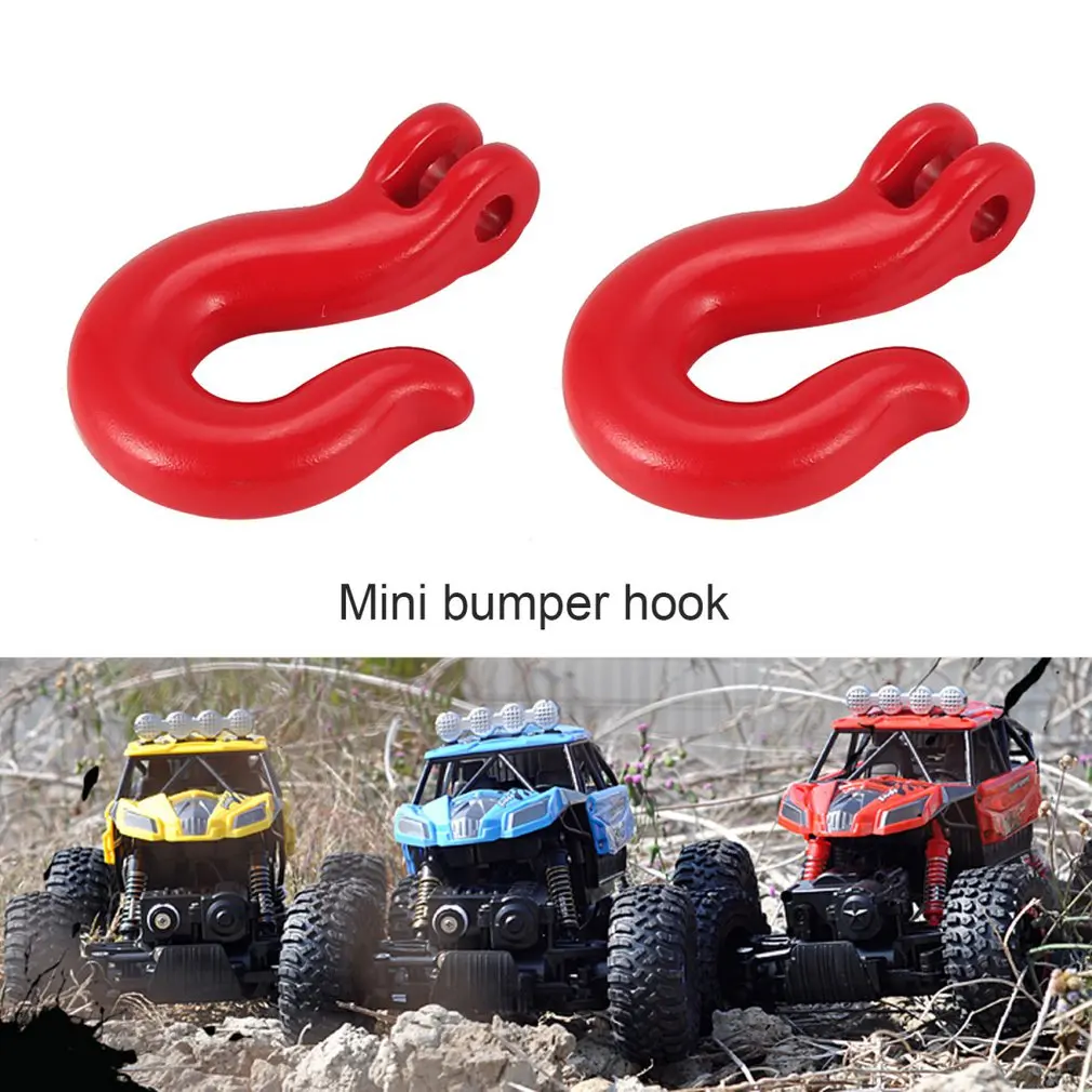 

RC Car Metal Hook Towing Chain Decoration for 1:10 RC Rock Crawler Traxxas TRX-4 Axial SCX10 90046 Bumper Relief Hook