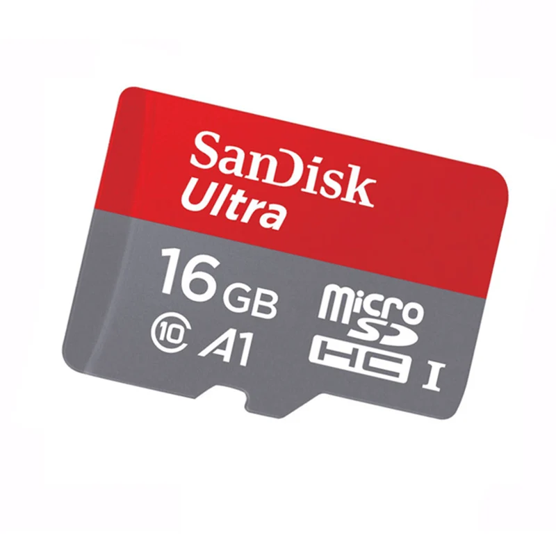 SanDisk Ultra micro SD карта 16G A1 класс 10 microsd UHS-I карта памяти 16 ГБ TF карта для смартфонов и камеры cartao de memoria