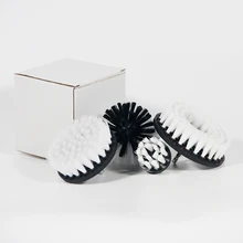 Белый мягкий Мощность поломоечных щеток, электрическая дрель щетка Мощность на каждый день набор чистящих средств для ухода за кожаные диваны cardropshipping 4 шт./компл