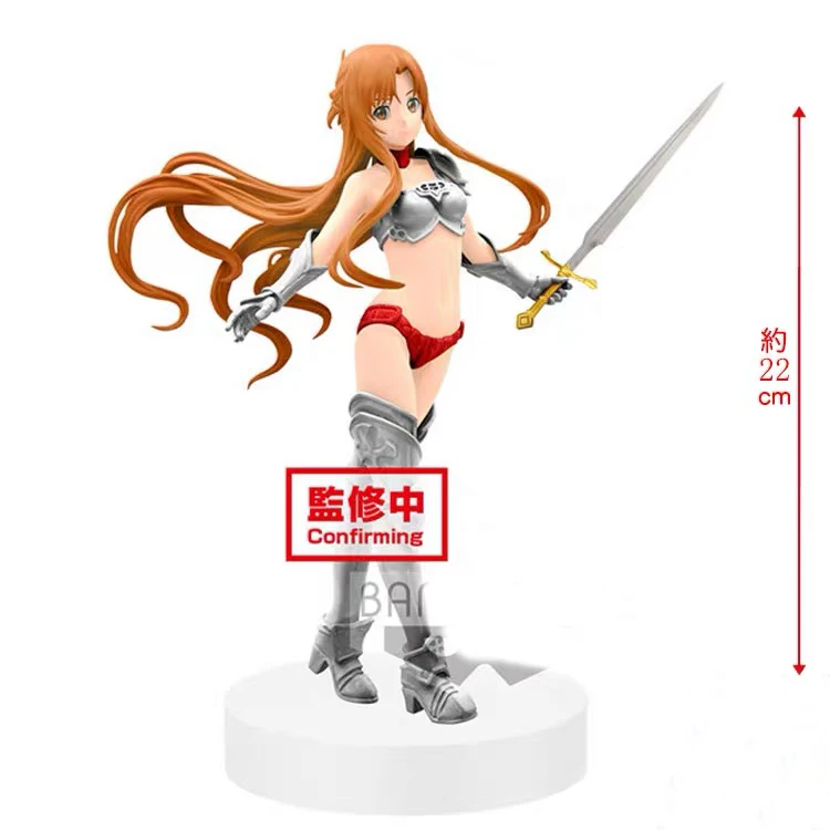 В наличии изображение меча Banpresto онлайн фигурка EXQ Memory Defrag #5 модель Asuna Acton|Игровые