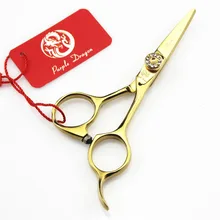 554#4 ''бренд фиолетовый дракон высшего класса маленькие Парикмахерские ножницы JP 440C для дома и салона Парикмахерские ножницы для стрижки волос