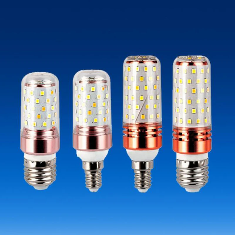 

Dikale LED bald head light bulb E14 E27 small screw dimming LED candle bulb 12W corn bulb