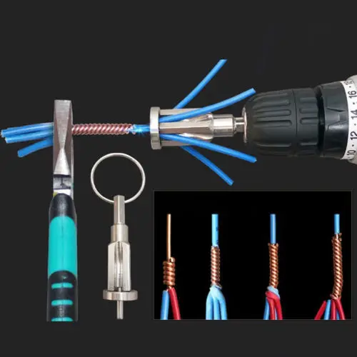 

2019 Wire stripping artifact flashlight dual-use fast switch terminal block