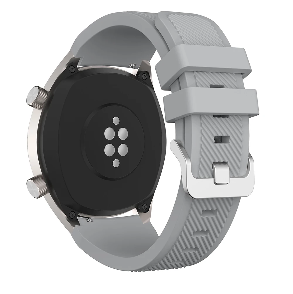 22 мм спортивный силиконовый ремешок для Huawei Watch GT Band Браслет из мягкой резины