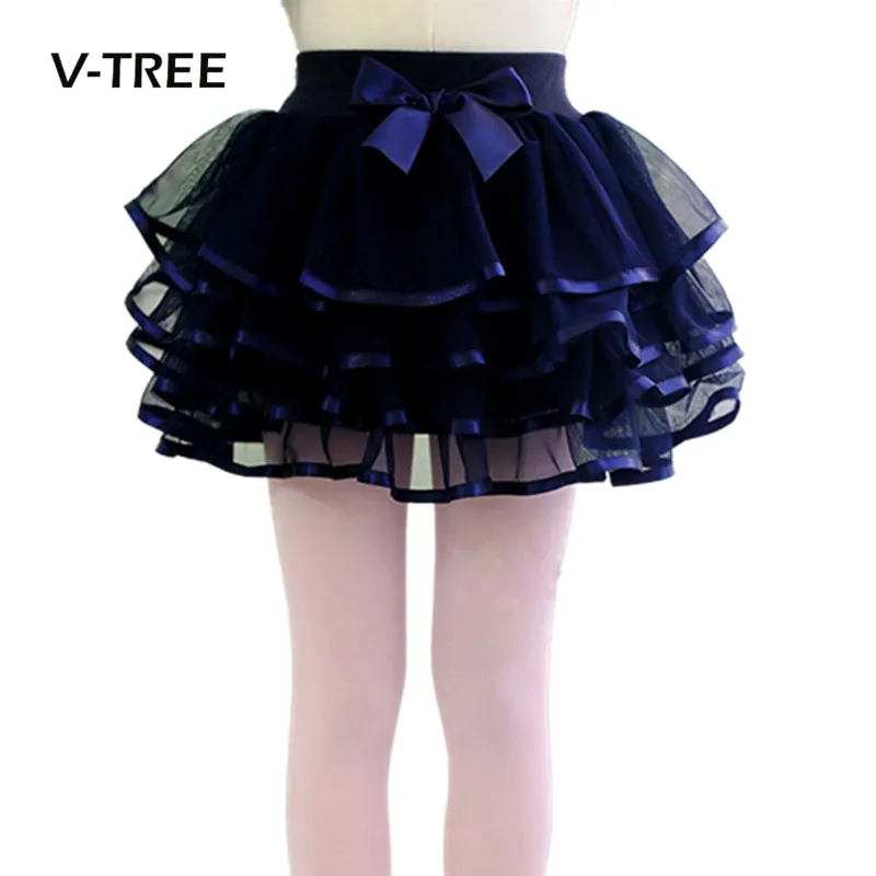 

V-TREE Baby Girls Tutu Skirt Pettiskirt Layer Fluffy Children Ballet Skirts For Party Dance Princess Girl Miniskirt 2-12 year