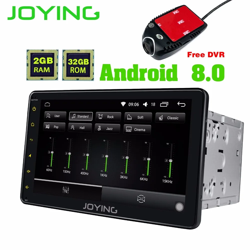 

JOYING Car DVD GPS android 8.0 Player Octa core 2 din 8inch radio universal GPS Navigation Multimedia with free front DVR Camera