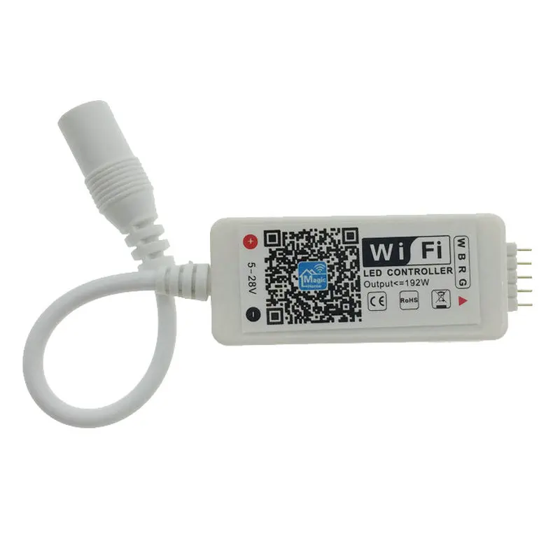 

Mini LED WIFI Smart RGB Controller For RGBW/RGBWW LED Strip Light DC 12V Phone App Control Dimmer Dimmable