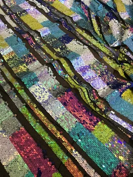 

yaking-1.515 embroidered Mesh Tulle fabric Factory price sequins Nigerian lace fabrics