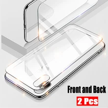 9H 2.5D For iPhone XS Screen Protector Transparent Front+ Back Full Body Tempered Glass Film For iPhone X Glass Protector 9H 2.5D For iPhone XS Screen Protector Transparent Front+ Back Full Body Tempered Glass Film For iPhone X Glass Protector