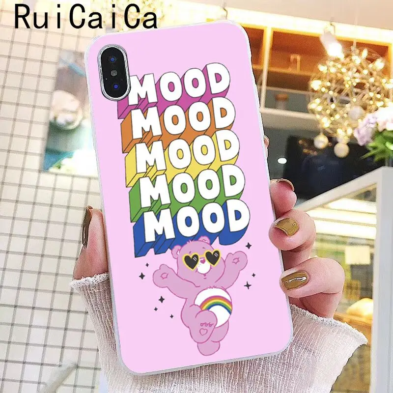Pink Lovely Care Bears rainbow Cute
