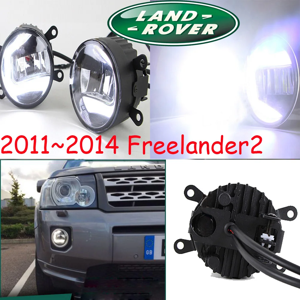 Freelander2 fog light LED 2011 2014 Free ship Freelander 2 daytime light 2ps set wire Freelander2