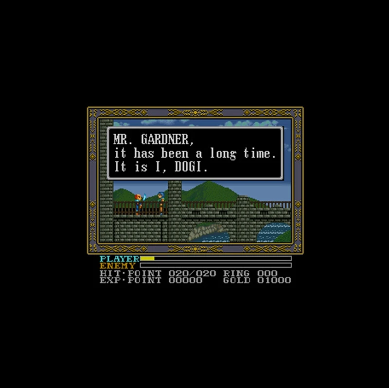 

Ys III - Wanderers from Ys NTSC Version 16 Bit 46 Pin Big Gray Game Card For USA Game Players